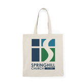 Springhill Eco-Friendly Natural Tote Bag - Sustainable Shopping, Travel, Beach, Church Events, Gift
