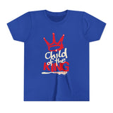 Youth Tee — 'Crown King' Graphic Tee (Biblical Colossians 3:16-17)